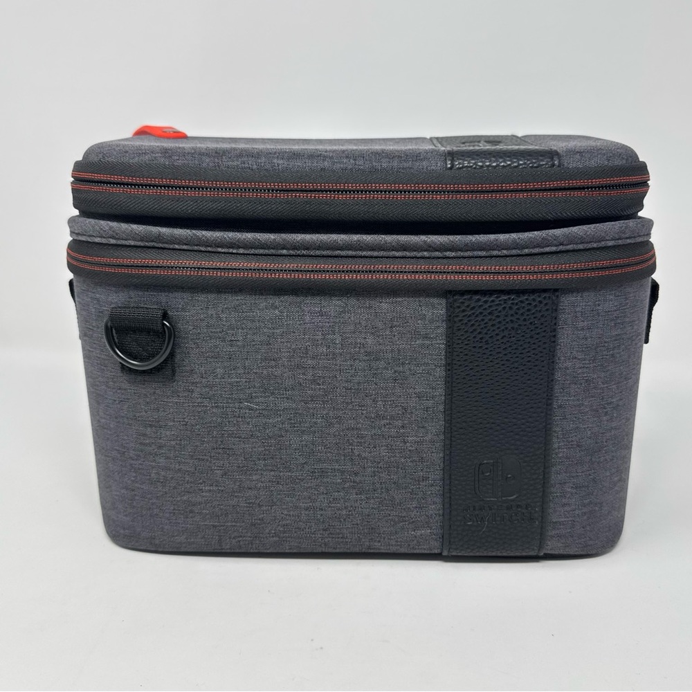 Nintendo Switch Accessory Case PDP Pull-N-Go Elite Edition Gray Orange